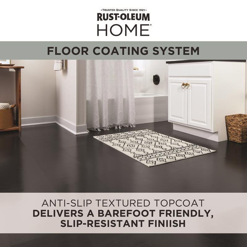 Rust-Oleum HOME Anti-Slip Textured White Tint Base Floor Coating Kit 1 qt