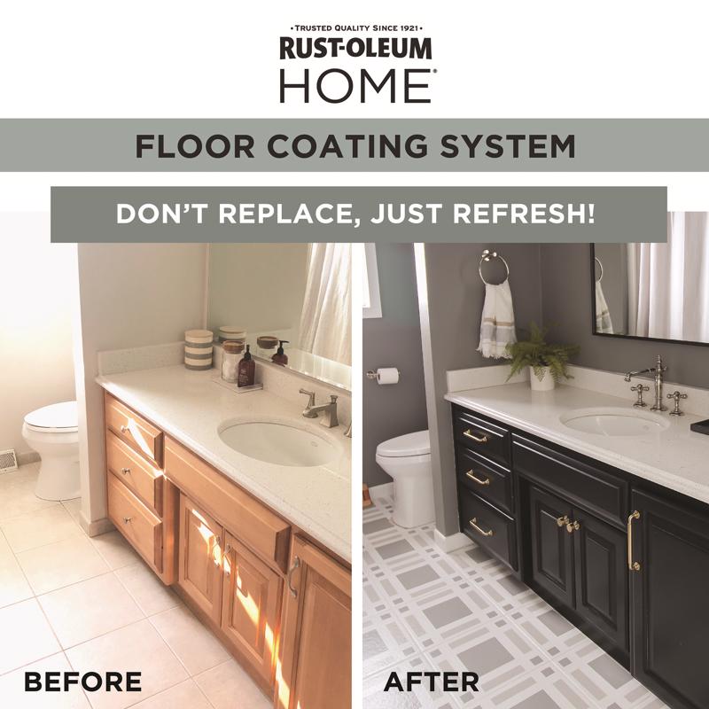 Rust-Oleum HOME Matte Deep Tint Base Floor Coating Kit 1 qt