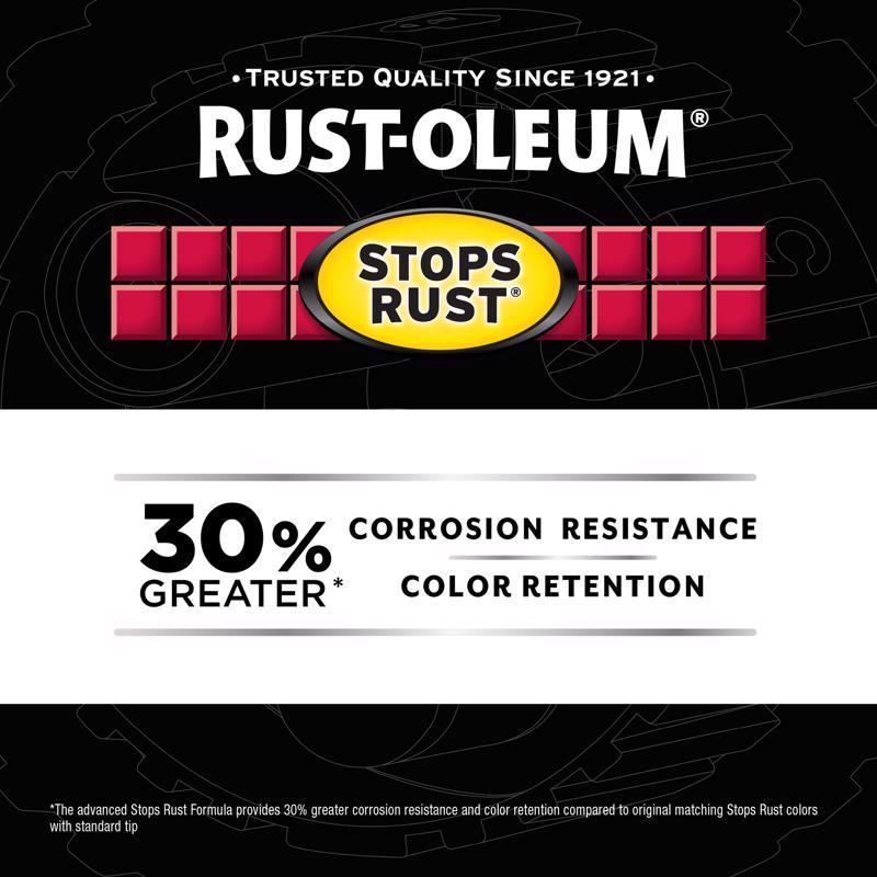 Rust-Oleum Stops Rust 5-in-1 Indoor and Outdoor Satin Hunter Green Oil-Based Oil Modified Alkyd Prot