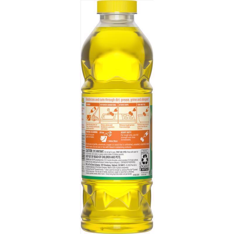 Pine-Sol Lemon Scent Concentrated All Purpose Cleaner Liquid 24 fl. oz.