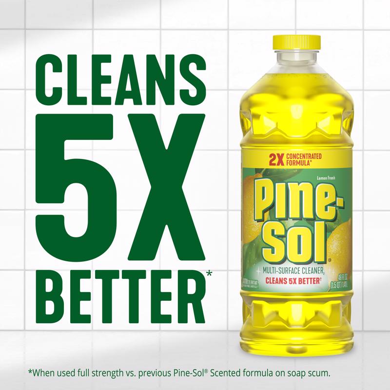 Pine-Sol Lemon Scent Concentrated All Purpose Cleaner Liquid 24 fl. oz.