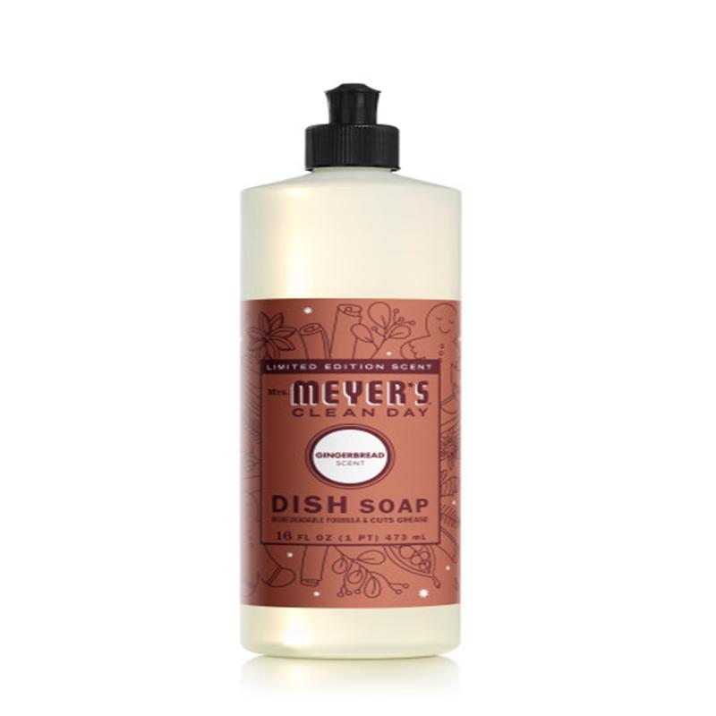 Mrs. Meyer's Clean Day Gingerbread Scent Liquid Dish Soap 16 oz