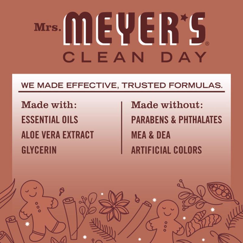 Mrs. Meyer's Clean Day Gingerbread Scent Liquid Dish Soap 16 oz
