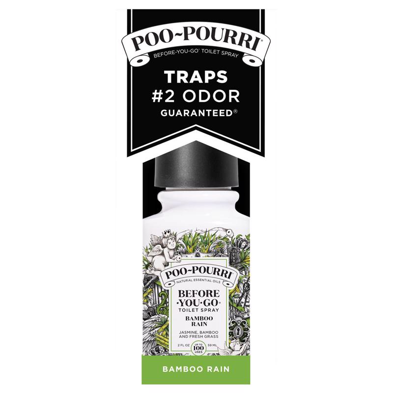 Poo-Pourri Bamboo Rain Scent Air Freshener Spray 2 oz Liquid
