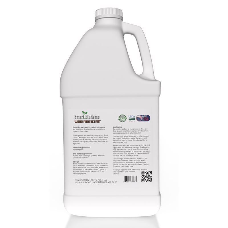 Smart BioHemp Flat Clear Water-Based Wood Protector 1 gal