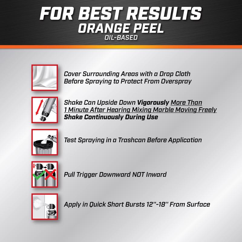 DAP White Water-Based Orange Peel Spray Texture 20 oz
