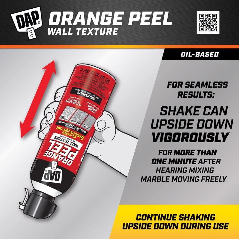DAP White Oil-Based Orange Peel Spray Texture 20 oz