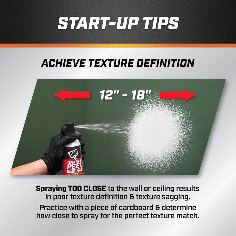 DAP White Oil-Based Orange Peel Spray Texture 20 oz