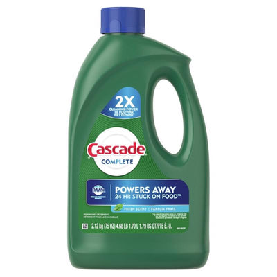 Cascade Fresh Scent Gel Dishwasher Detergent 75 oz
