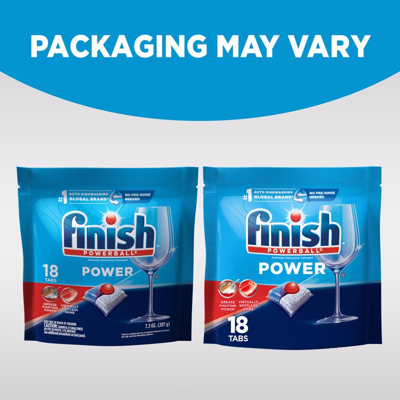 Finish Powerball Fresh Scent Pods Dishwasher Detergent 7.3 oz 18 pk