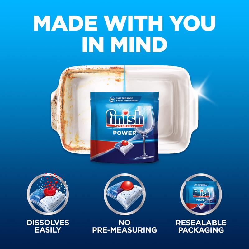 Finish Powerball Fresh Scent Pods Dishwasher Detergent 7.3 oz 18 pk