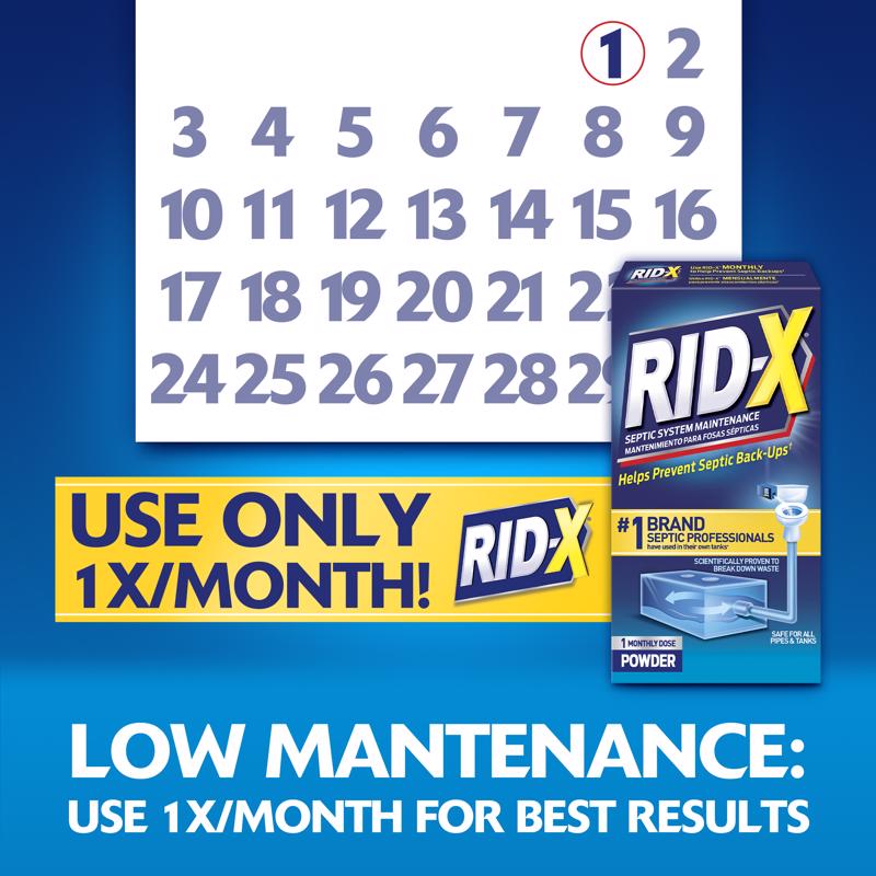 RID-X Powder Septic System Cleaner 9.8 oz