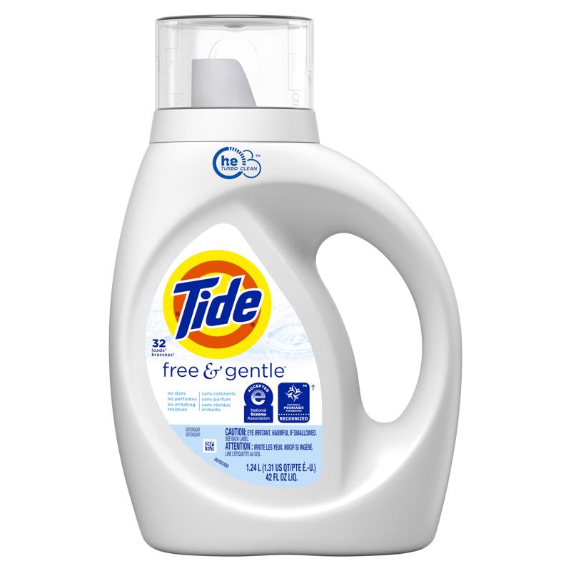 Tide HE Free & Gentle No Scent Detergent Liquid 42 fl. oz.