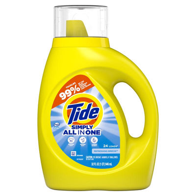 Tide Simply All In One Refreshing Breeze Scent Detergent Liquid 32 fl. oz.