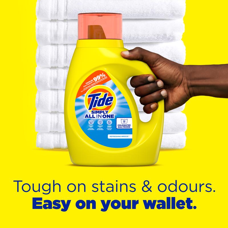 Tide Simply All In One Refreshing Breeze Scent Detergent Liquid 32 fl. oz.