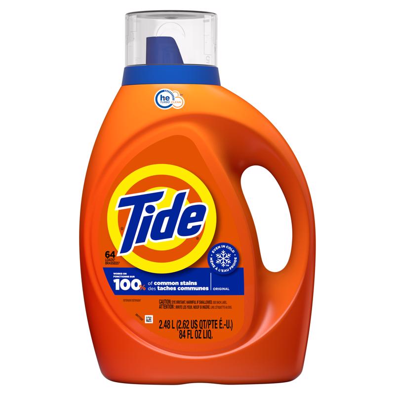 Tide HE Turbo Clean Original Scent Detergent Liquid 84 fl. oz.