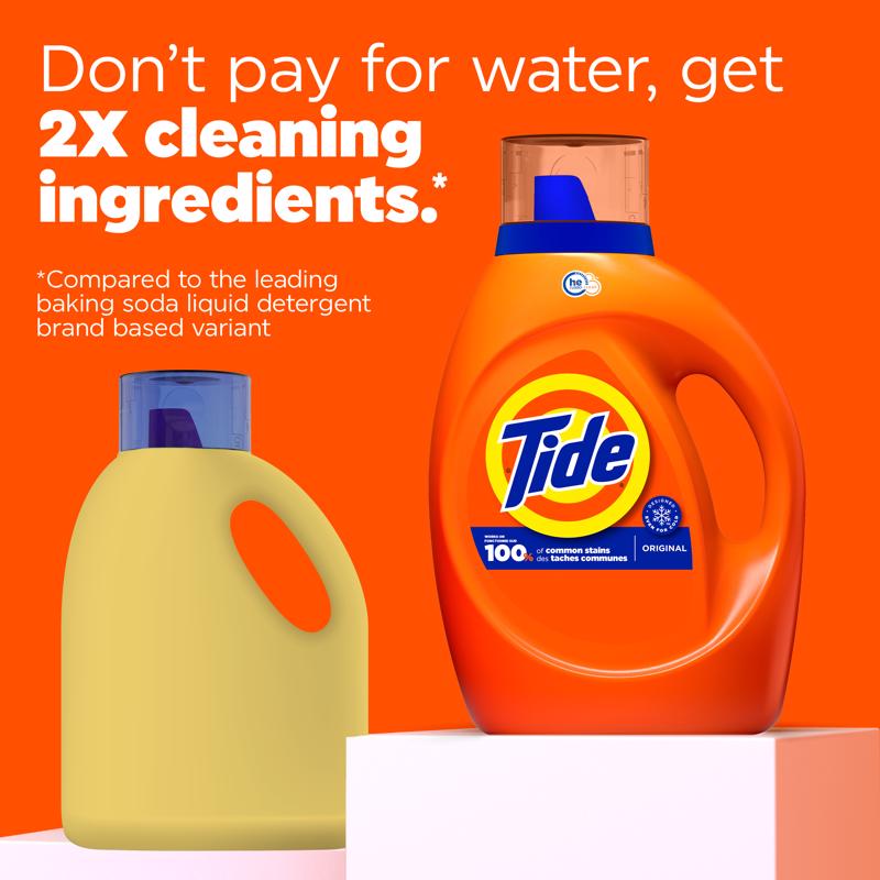 Tide HE Turbo Clean Original Scent Detergent Liquid 84 fl. oz.