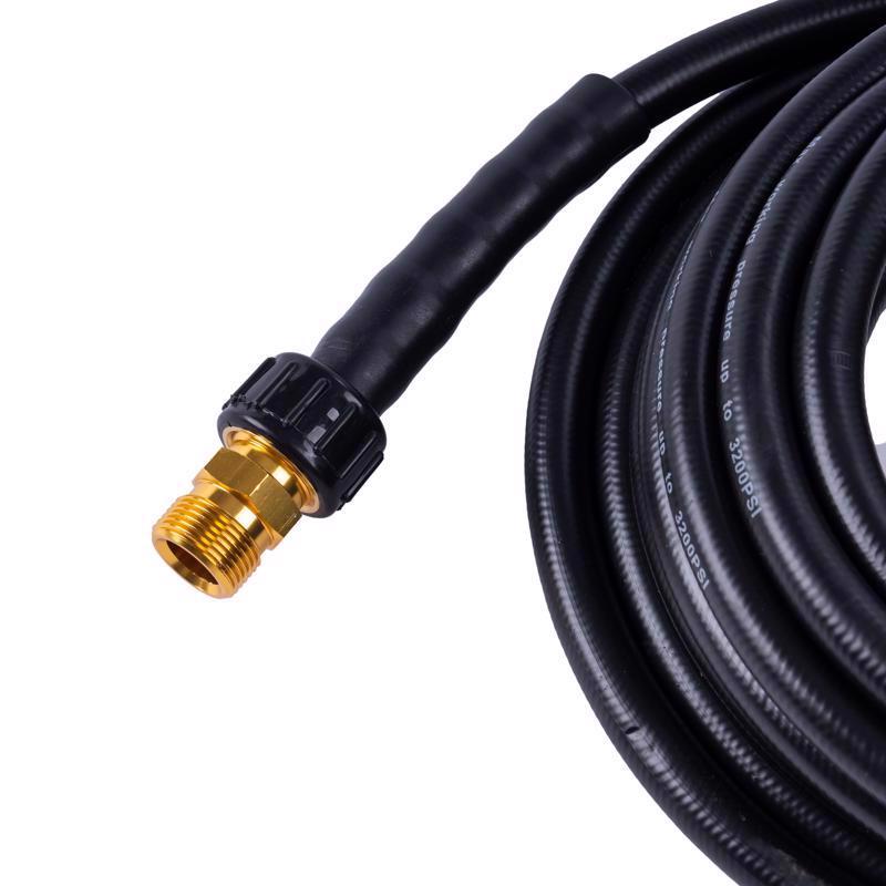 SurfaceMaxx 5/16 in. D X 25 ft. L M22 Replacement Pressure Washer Hose 3200 psi