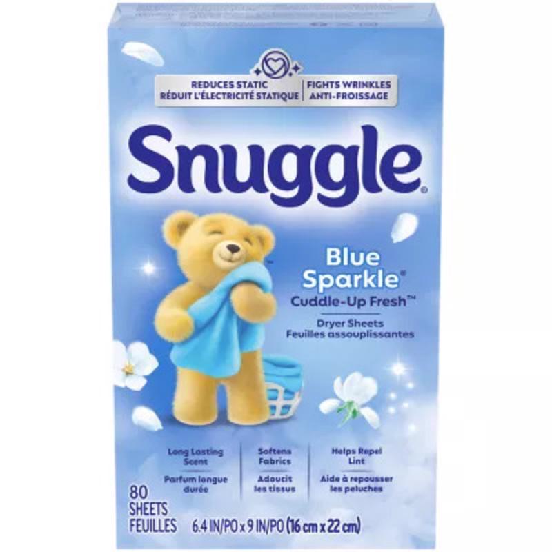 Snuggle Blue Sparkle Fresh Scent Fabric Softener Sheets