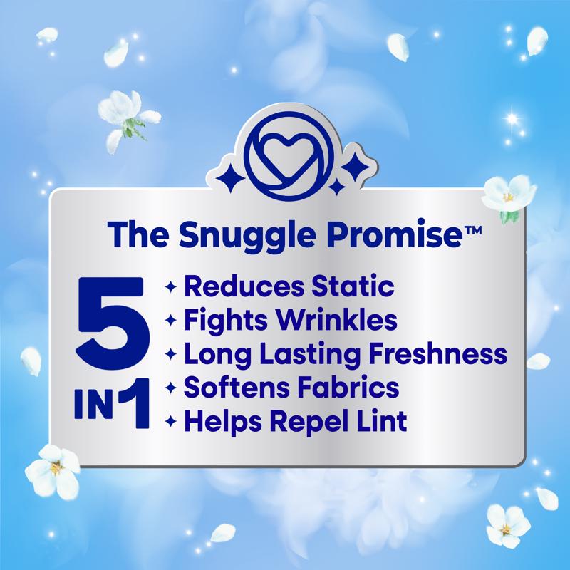 Snuggle Blue Sparkle Fresh Scent Fabric Softener Sheets