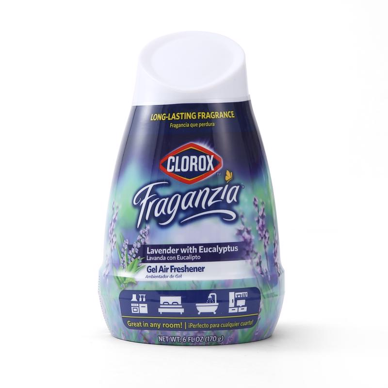 Clorox Fraganzia Lavender Scent Air Freshener 6 oz Gel