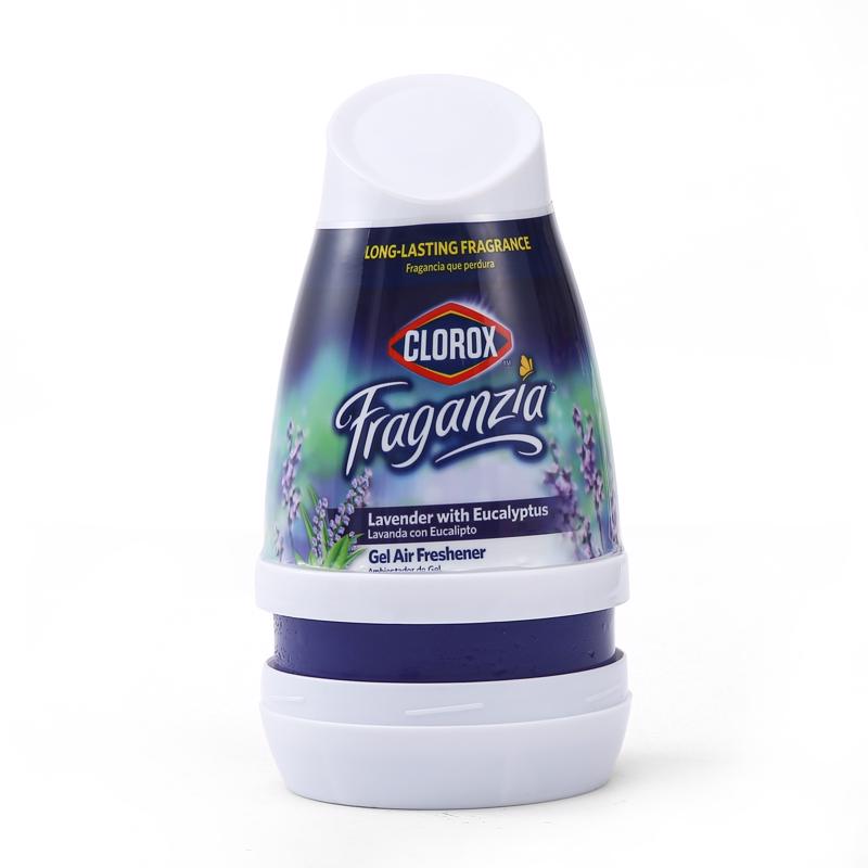 Clorox Fraganzia Lavender Scent Air Freshener 6 oz Gel