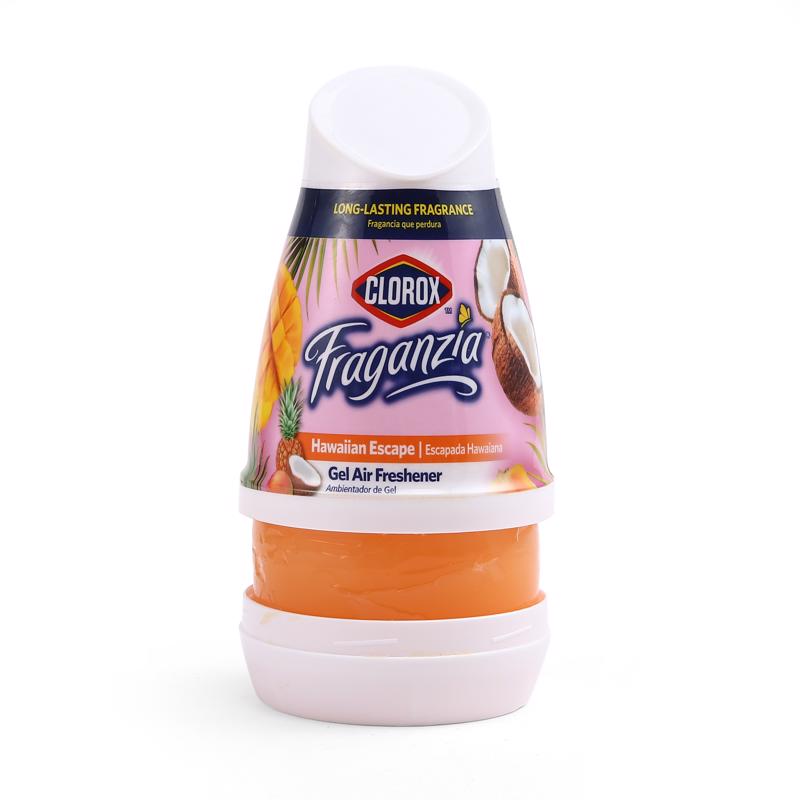 Clorox Fraganzia Island Escape Scent Air Freshener 6 oz Gel
