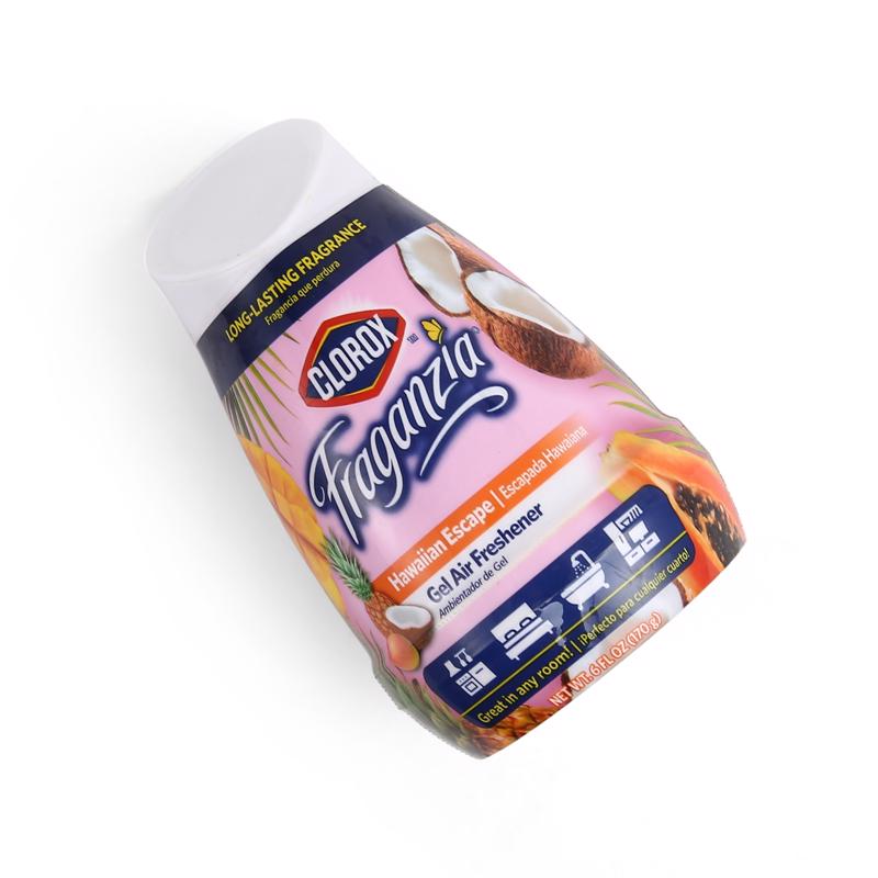 Clorox Fraganzia Island Escape Scent Air Freshener 6 oz Gel