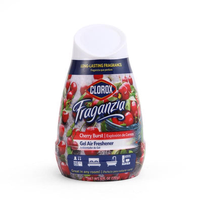 Clorox Fraganzia Cherry Burst Scent Air Freshener 6 oz Gel