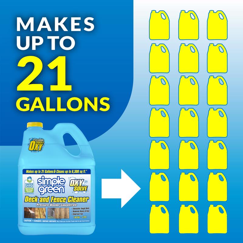 Simple Green Oxy Solve Deck and Fence Cleaner 1 gal Liquid