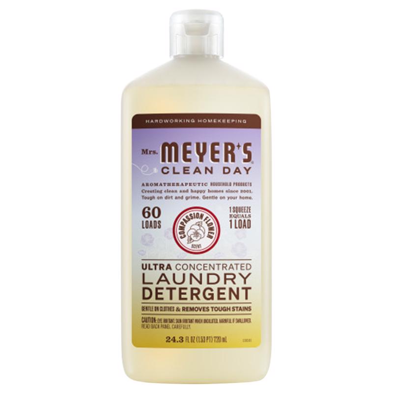 Mrs. Meyer's Clean Day Compassion Flower Scent Detergent Concentrate Liquid 24.3 oz