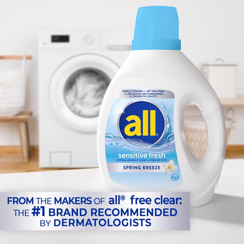 All Spring Breeze Scent Laundry Detergent Liquid 88 fl. oz.