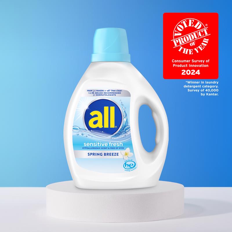 All Spring Breeze Scent Laundry Detergent Liquid 88 fl. oz.