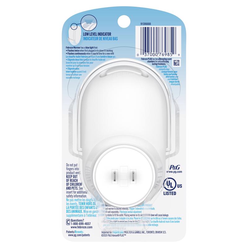 Febreze Plug Linen & Sky Scent Air Freshener Oil Warmer 1 oz Solid