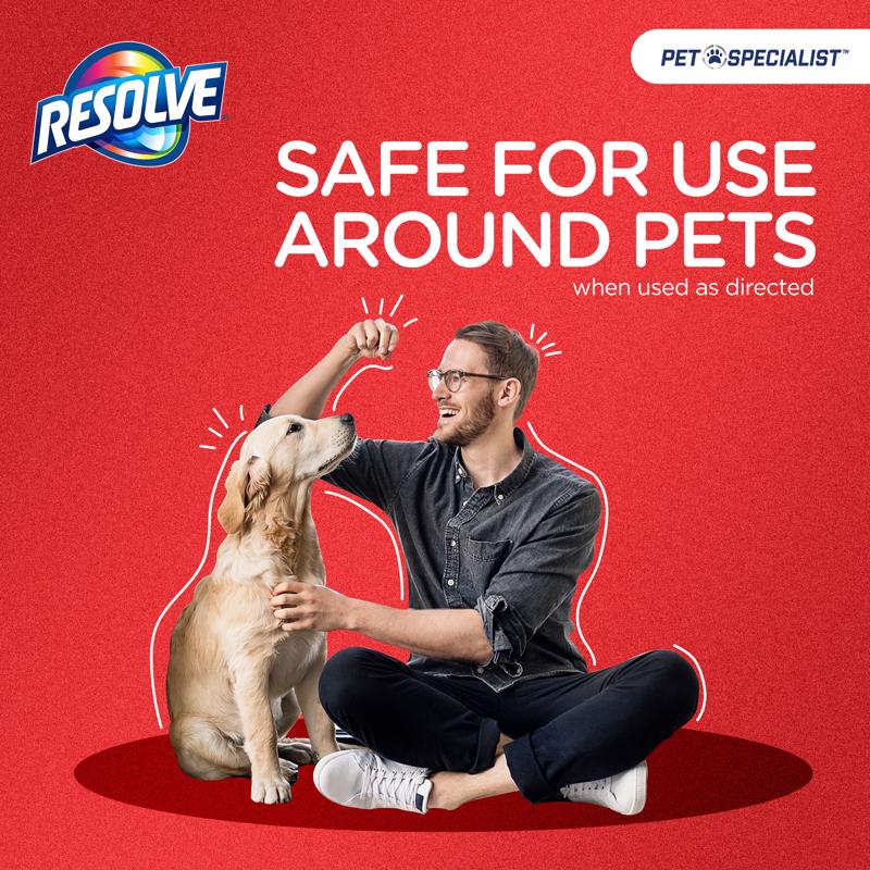 Resolve No Scent Pet Stain Carpet Cleaner 22 oz Foam