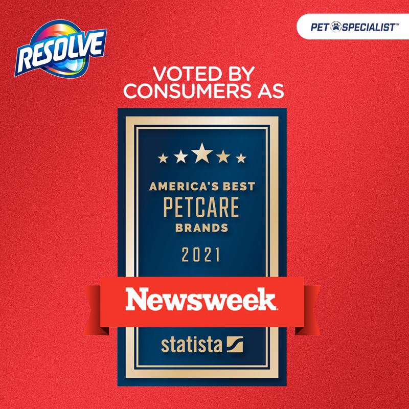 Resolve No Scent Pet Stain Carpet Cleaner 22 oz Foam