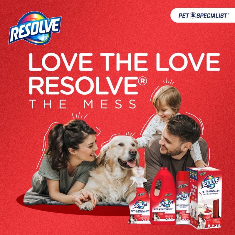 Resolve No Scent Pet Stain Carpet Cleaner 22 oz Foam