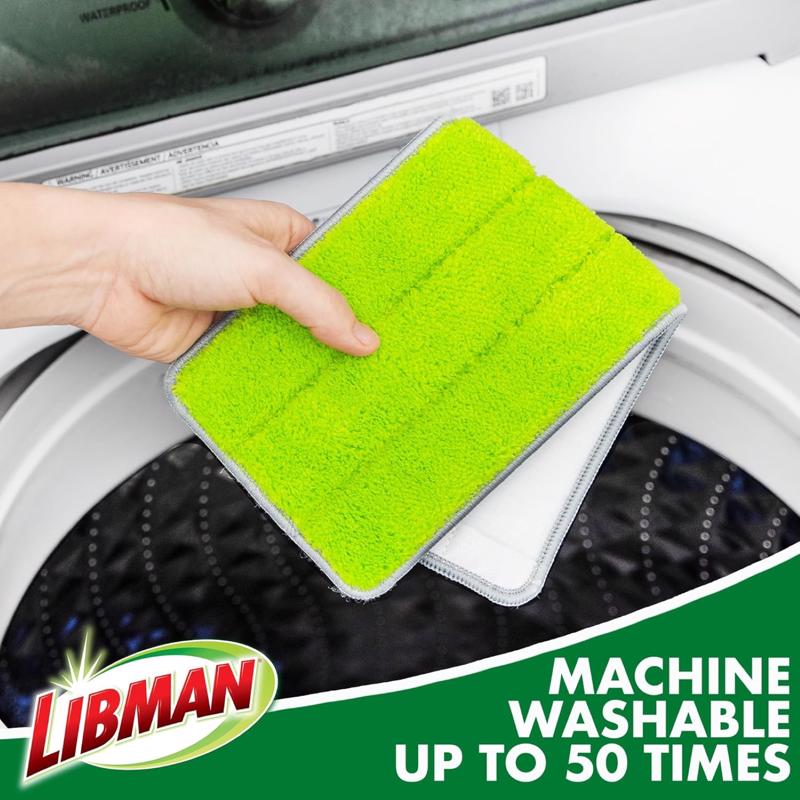 Libman Rinse N' Wring 13 in. Flat Microfiber Mop Refill