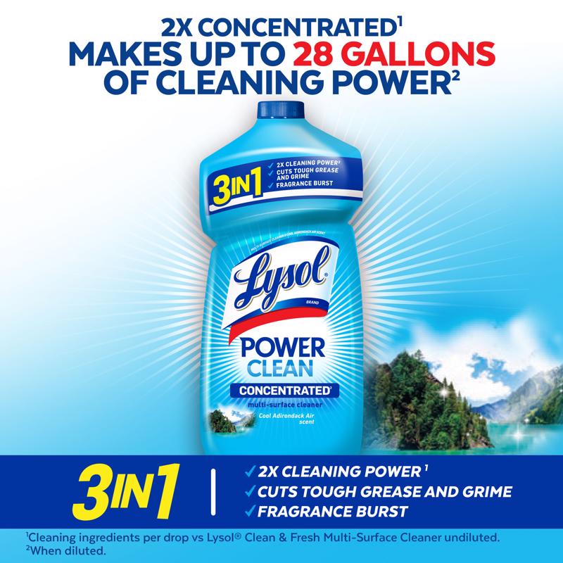 Lysol Cool Adirondack Air Scent Concentrated Multi-Surface Cleaner Liquid 28 fl. oz.
