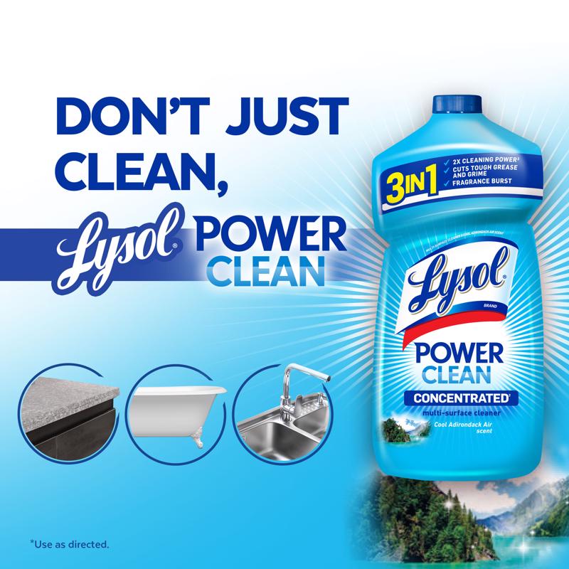 Lysol Cool Adirondack Air Scent Concentrated Multi-Surface Cleaner Liquid 28 fl. oz.
