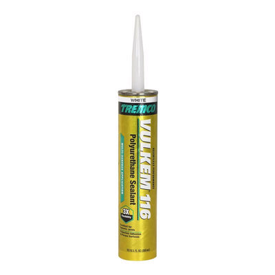 Vulkem 116 White Polyurethane Window and Door Caulk Sealant 10.1 fl. oz.