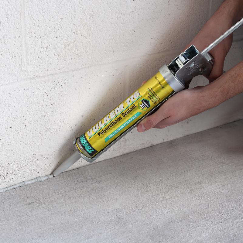 Vulkem 116 Gray Polyurethane Window and Door Caulk Sealant 10.1 fl. oz.