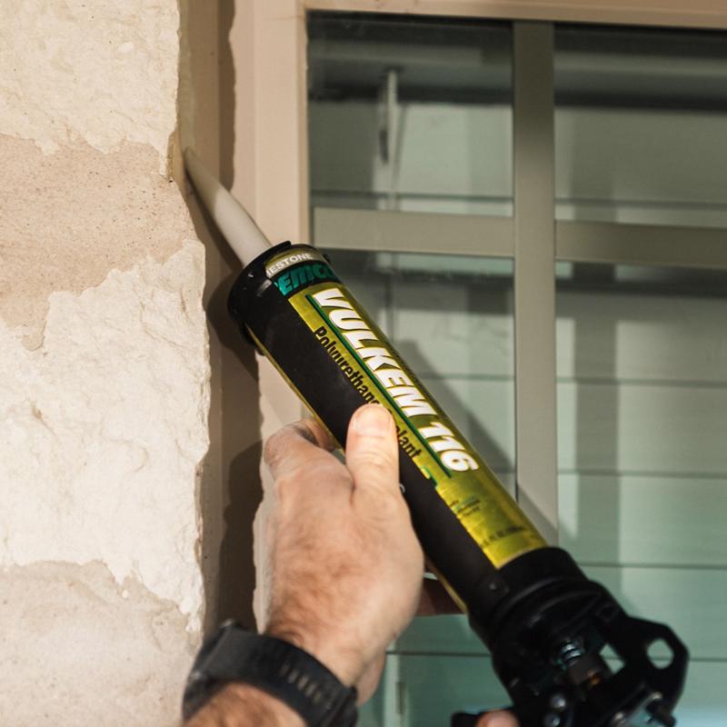 Vulkem 116 Limestone Polyurethane Window and Door Caulk Sealant 10.1 fl. oz.