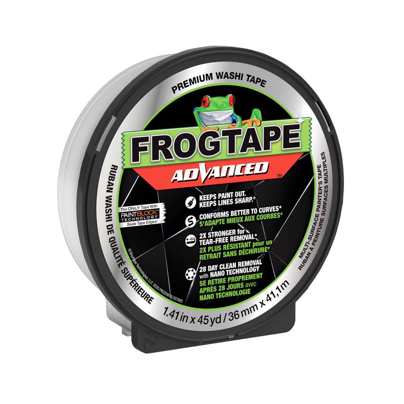 FrogTape Advanced 1.41 in. W X 45 yd L Green Medium Strength Painter's Tape