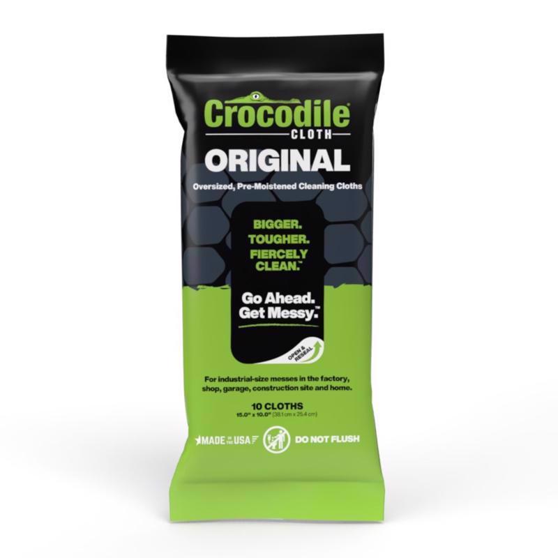 Crocodile Cloth Original Cleaning Cloth 15 in. W X 10 in. L 10 wipes