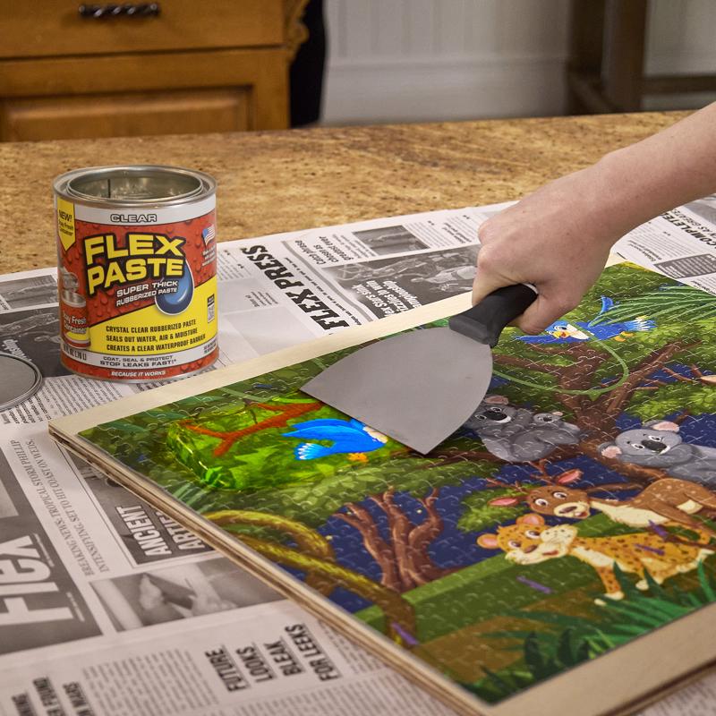 Flex Seal Family of Products Flex Paste Clear Rubberized Paste 26 fl. oz.