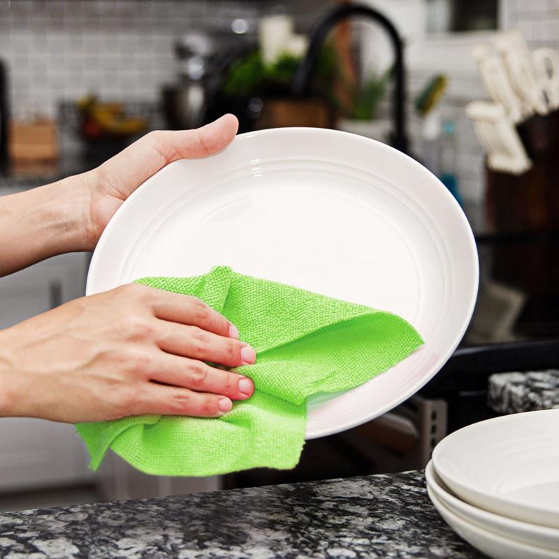Libman Tear 'N Wipe Microfiber Wiping Cloth 9.4 in. W X 12 in. L