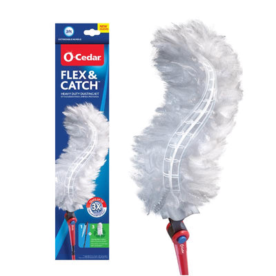 O-Cedar Flex and Catch Microfiber Duster Kit 36 in. L