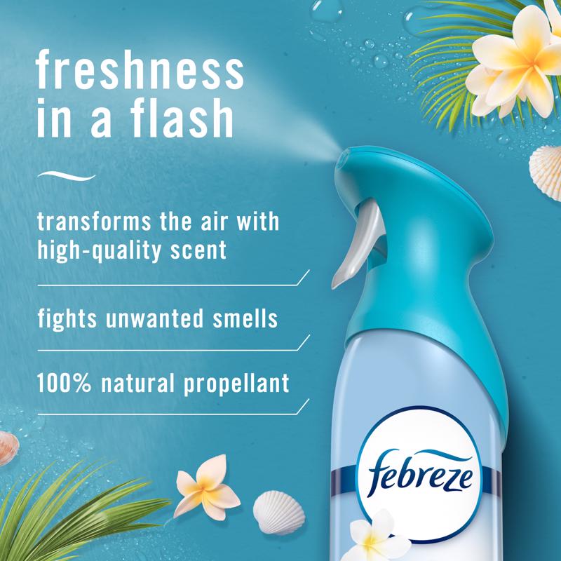 Febreze Air Effects Bora Bora Waters Scent Air Freshener Spray 8.8 oz Liquid