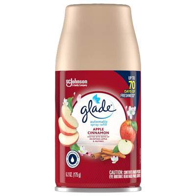 Glade Apple Cinnamon Scent Air Freshener Refill 6.2 oz Aerosol